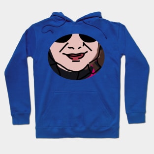 Smiling Friend Face Outline and Color Hoodie